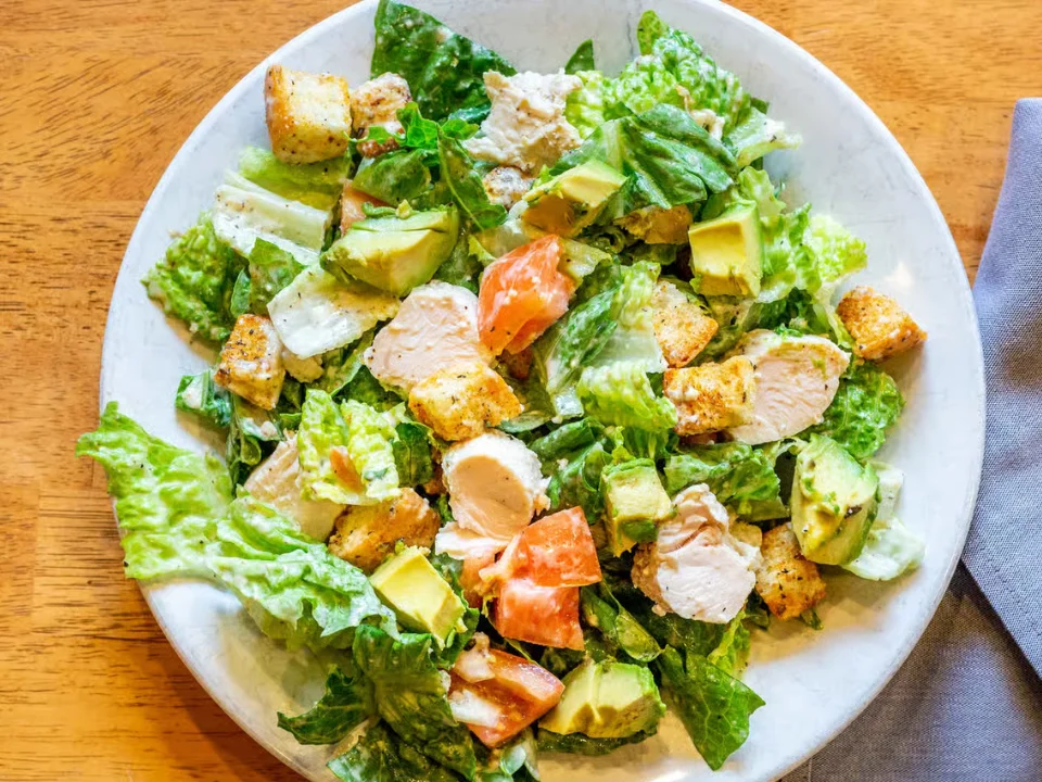 Casa Caesar Salad - Crisp romaine with house-made Caesar dressing and croutons